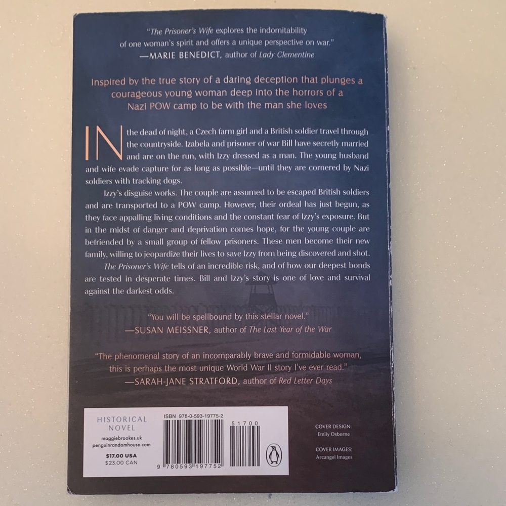 The Prisoner's Wife by Maggie Brookes - Elegant Blue Cover Book - Picture 2 of 8